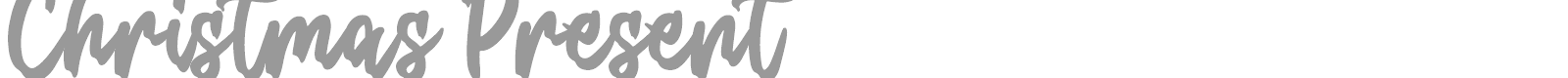 Christmas Present font preview